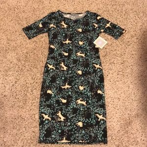 Brand New Lularoe Julia with HTF pattern